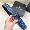 Width 4.0cm Versace This Palazzo belt is made of cowhide fabric and adorned with Le Pop Clas w4mase6u