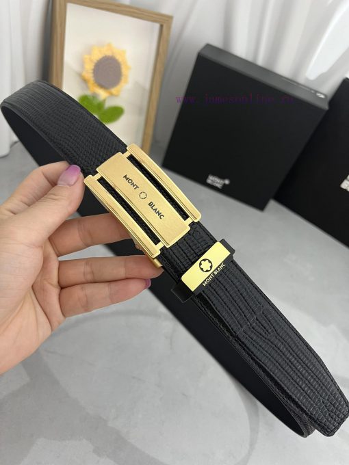 Montblanc Automatic BeltMaterial: Leather Belt with 100% Head Layer. The leather belt is gua fi2kpdbw - Image 4