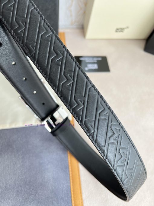 Montblanc Montblanc ️ Belt and beltBuckle, new original classic boutique patterned buckle, p 2l7ctfte - Image 6
