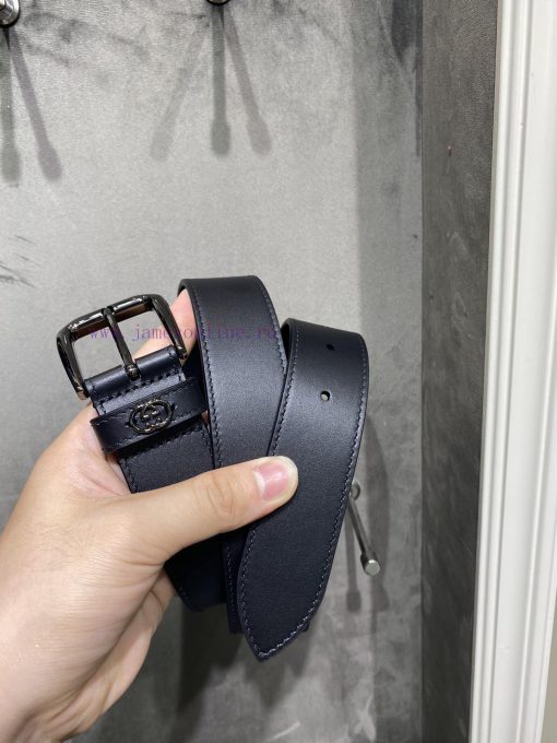 Gucci 673921 AG imported Italian calf leather with a width of 3.5cm and a leather ring sewn 1p7fxya9 - Image 6