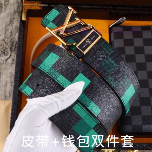 LV. Yilu Weideng Double Piece SetWooden box, belt+wallet, two-piece setGrade: Italian import aq0ulrfq - Image 3