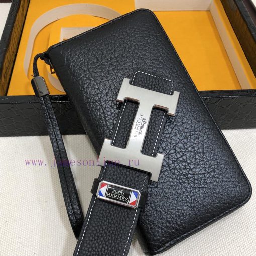 MADE IN FRANCEWooden box with accompanying picturesHERME @ Belt+Wallet SetBuckle material: T omans1nh - Image 6