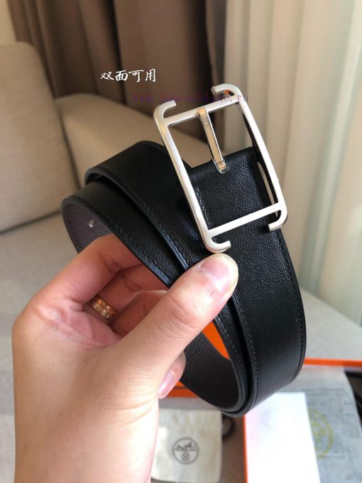 Hermes official website synchronization - SOCIETY 32 REVERSIBLE BELT with palladium plated m akdfrhs8 - Image 6