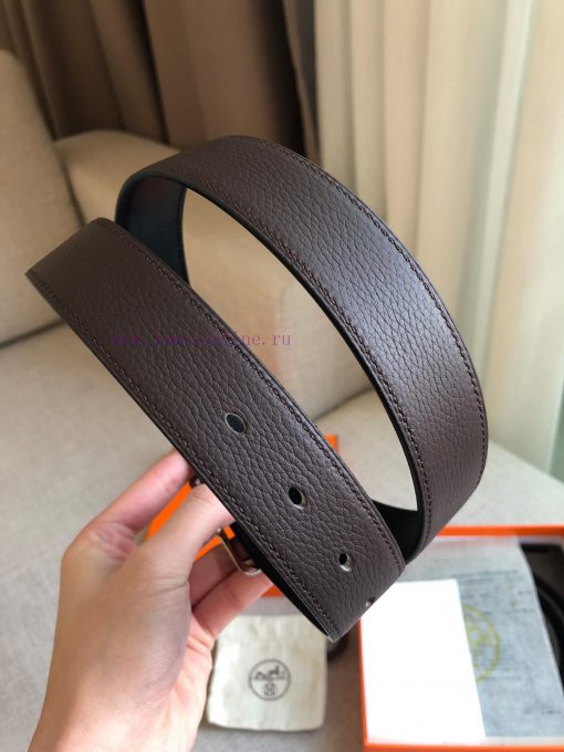 Hermes official website synchronization - SOCIETY 32 REVERSIBLE BELT with palladium plated m akdfrhs8 - Image 7