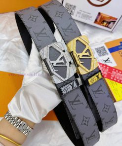 Belt LV Louis Vuitton's top tier replicaThe waistband is made of 100% head layer cowhide, en e8p6ucve