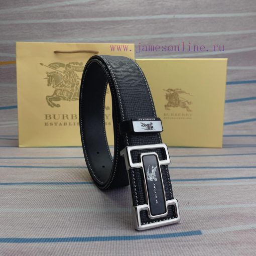 BurberryMaterial: Leather Belt with 100% Head Layer. The leather belt is guaranteed to be ge chfvu9e8 - Image 2
