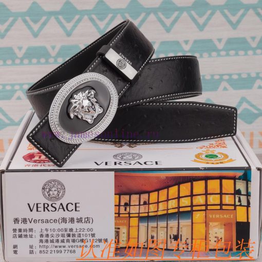 Versace Belt ️ BeltMaterial: 100% top layer cowhide belt, ensuring genuine leather belt, fin drglch1h - Image 3