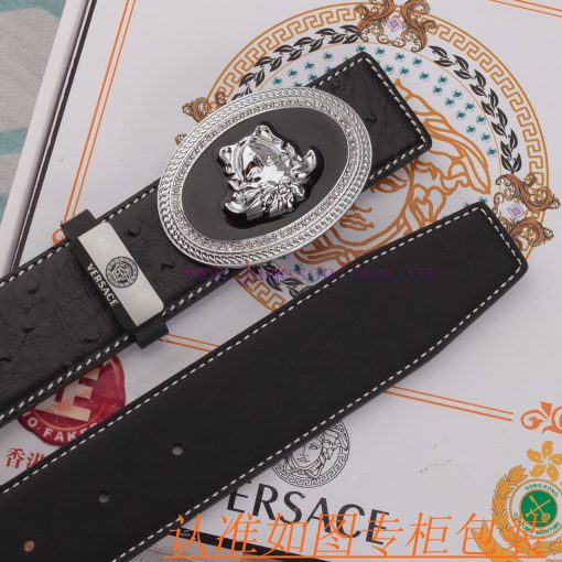 Versace Belt ️ BeltMaterial: 100% top layer cowhide belt, ensuring genuine leather belt, fin drglch1h - Image 9