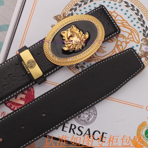 Versace Belt ️ BeltMaterial: 100% top layer cowhide belt, ensuring genuine leather belt, fin 8atz5l1o - Image 8