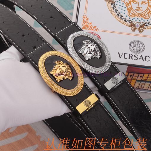 Versace Belt ️ BeltMaterial: 100% top layer cowhide belt, ensuring genuine leather belt, fin 8atz5l1o - Image 10