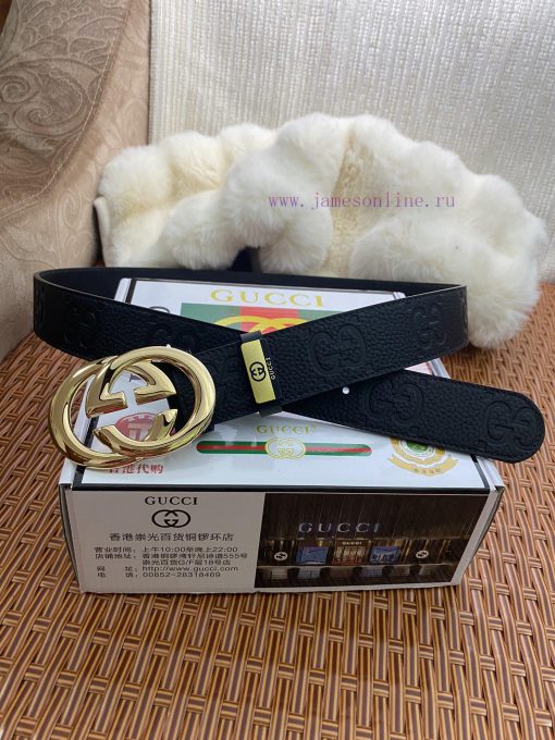 Gucci. Gucci  Material: Leather Belt with 100% Head Layer. The leather belt is guaranteed to 6pihsa5g