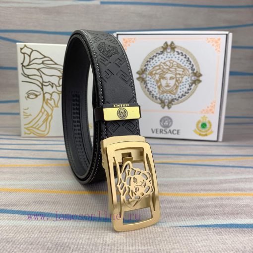 Versace automatic beltMaterial: Leather Belt with 100% Head Layer. The leather belt is guara t8xiizxp - Image 4