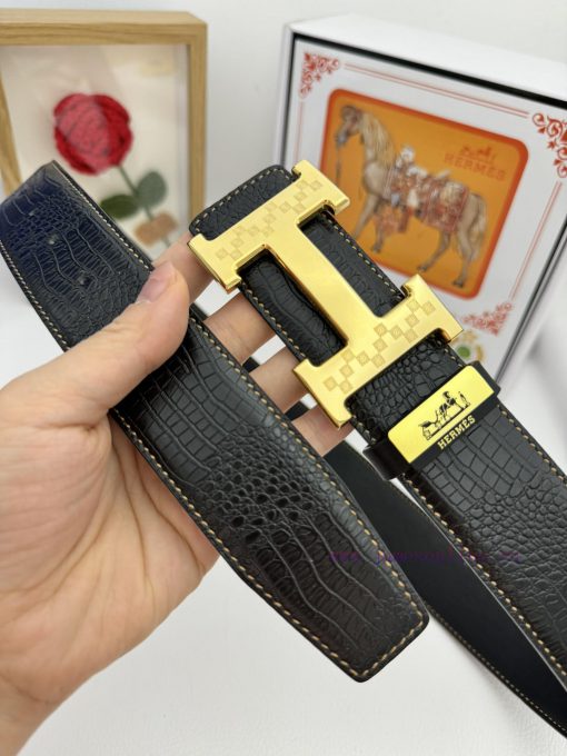 Hermes Hermès  Material: Leather Belt with 100% Head Layer. The leather belt is guaranteed t c5dfrv3k - Image 4