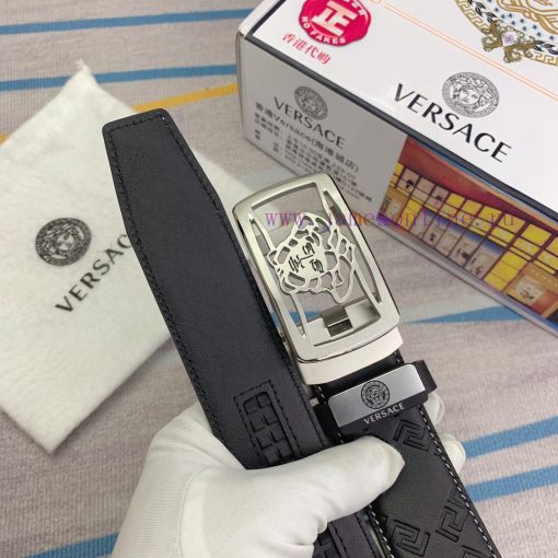 Versace automatic beltMaterial: Leather Belt with 100% Head Layer. The leather belt is guara t8xiizxp - Image 9