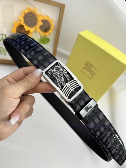 Burberry automatic beltMaterial: Leather Belt with 100% Head Layer. The leather belt is guar too01ull - Image 6