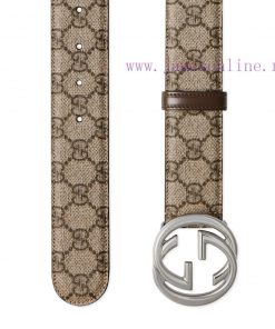 Gucci GUCCIThe complete set of 4.0cm GG 2024 new Supreme canvas is a representative fabric, adbsueph