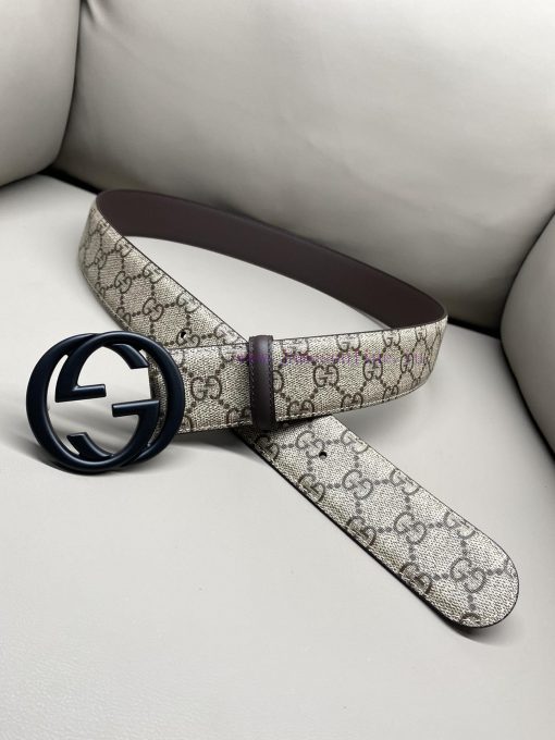 Gucci GUCCIThe complete set of 4.0cm GG 2024 new Supreme canvas is a representative fabric, zkg330qt - Image 2