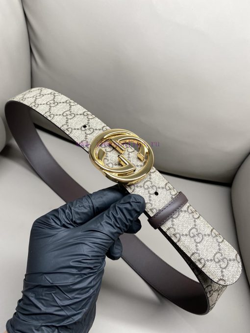 Gucci GUCCIThe complete set of 4.0cm GG 2024 new Supreme canvas is a representative fabric, 0nbzocc2 - Image 6