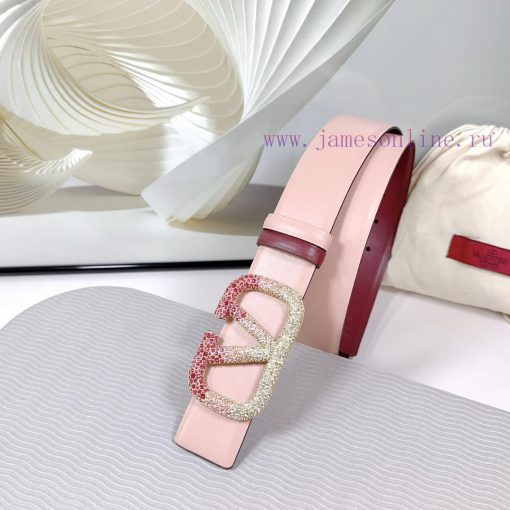 4.0cm Valentino new belt, double-sided top layer cowhide material, length 75.80.85.90.95.100 yleridqj - Image 3