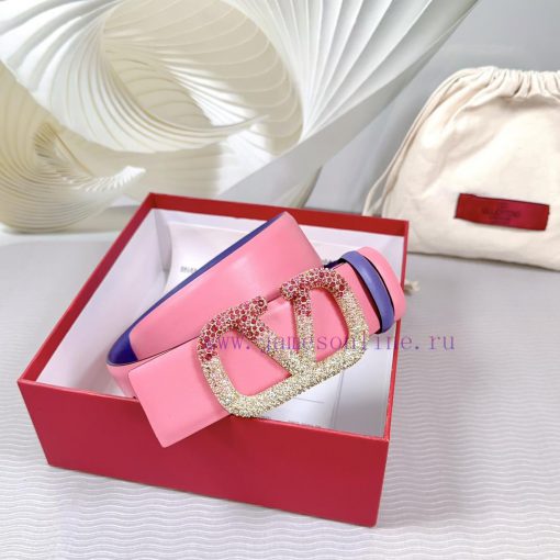 4.0cm Valentino new belt, double-sided top layer cowhide material, length 75.80.85.90.95.100 9ntog8j7 - Image 7