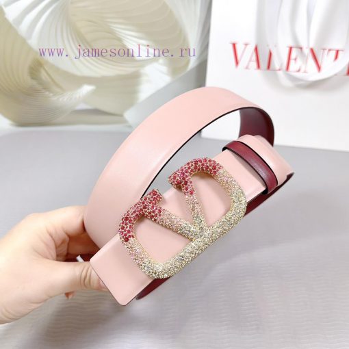 4.0cm Valentino new belt, double-sided top layer cowhide material, length 75.80.85.90.95.100 yleridqj - Image 5