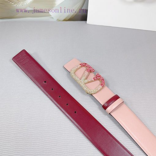4.0cm Valentino new belt, double-sided top layer cowhide material, length 75.80.85.90.95.100 yleridqj - Image 9