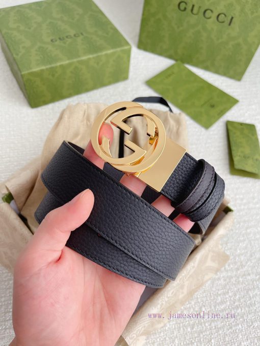 Comes with a complete gift box of 3.7cm quality double-sided cowhide, suitable for double-si 5bsxf8bv