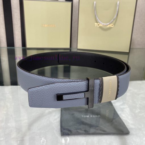 Tomford's latest popular double-sided top layer cowhide with original box and 3.8-wide new m 2l4674vm - Image 3