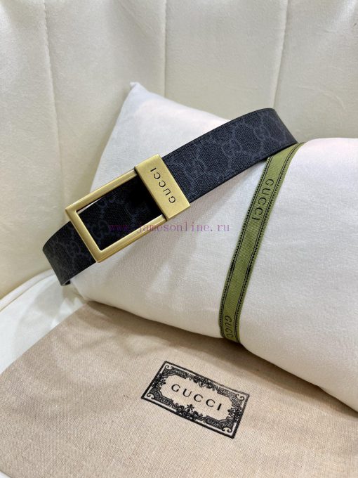 Gucci imported top layer cowhide paired with premium buckles, customized with original leath hu39wt2t