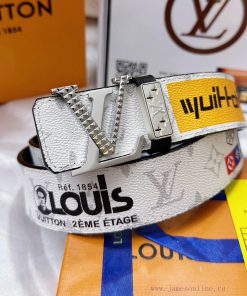 Belt LV Louis Reproduction-The waistband is made of 100% imported original cowhide, ensuring eeeescmb