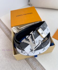 LV... Louis Vuitton Belt and BeltsBuckle, classic pure steel material buckle, top layer cowh flqs7uy8