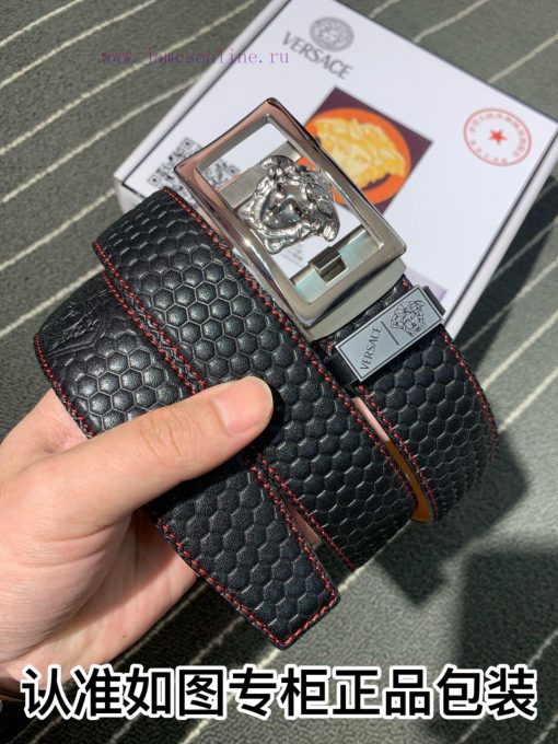 Belt Versace Ver... ️ Automatic deductionBelt made of 100% head layer cowhide, automatically aiyjjki5