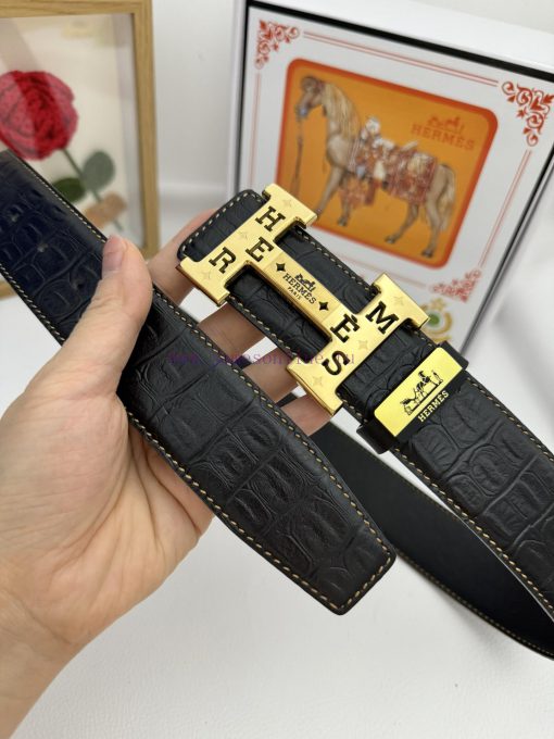 Hermes Hermès  Material: Leather Belt with 100% Head Layer. The leather belt is guaranteed t 5nco0rg7 - Image 4