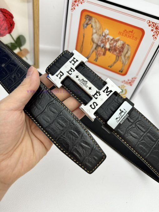 Hermes Hermès  Material: Leather Belt with 100% Head Layer. The leather belt is guaranteed t 3bj8a4ek - Image 4