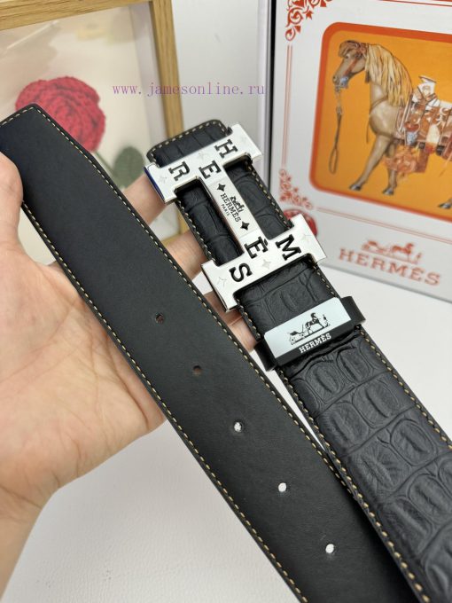 Hermes Hermès  Material: Leather Belt with 100% Head Layer. The leather belt is guaranteed t 3bj8a4ek - Image 9