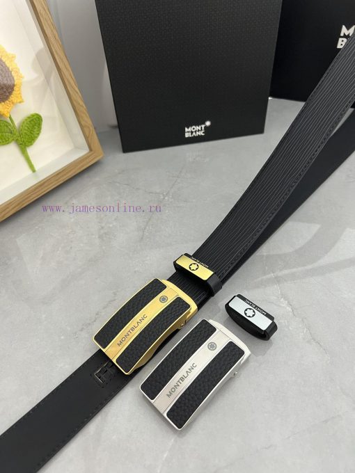Montblanc Automatic BeltMaterial: Leather Belt with 100% Head Layer. The leather belt is gua yoabfq7w - Image 2