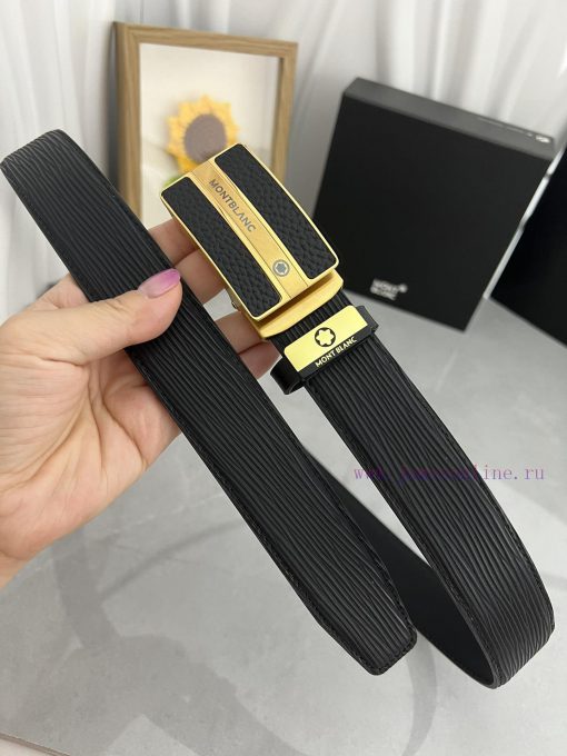 Montblanc Automatic BeltMaterial: Leather Belt with 100% Head Layer. The leather belt is gua yoabfq7w - Image 6