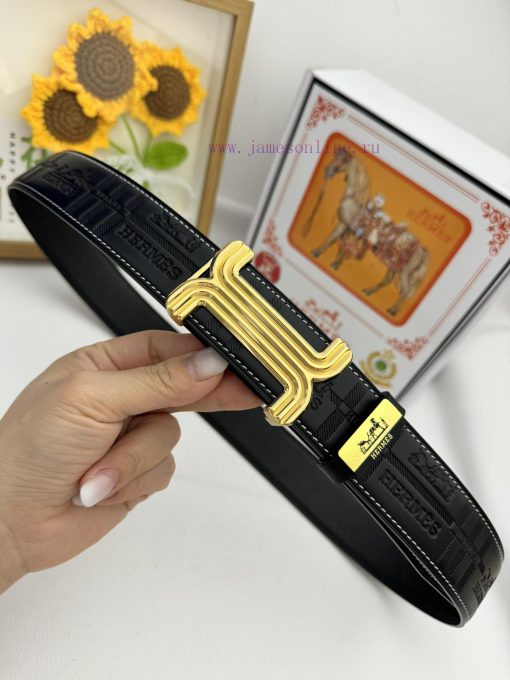 Hermes Hermès  Material: Leather Belt with 100% Head Layer. The leather belt is guaranteed t jestj0q7 - Image 5