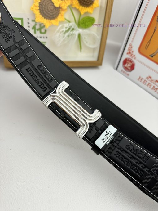 Hermes Hermès  Material: Leather Belt with 100% Head Layer. The leather belt is guaranteed t zs0sha2b - Image 7