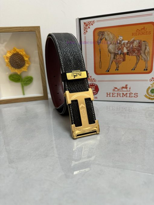 Hermes Hermès  Material: Leather Belt with 100% Head Layer. The leather belt is guaranteed t 1esyc1un - Image 2