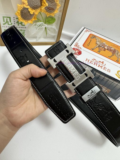 Hermes Hermès  Material: Leather Belt with 100% Head Layer. The leather belt is guaranteed t y65ctcw5 - Image 4