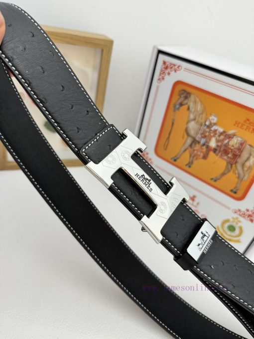 Hermes Hermès  Material: Leather Belt with 100% Head Layer. The leather belt is guaranteed t zq9ztooa - Image 8