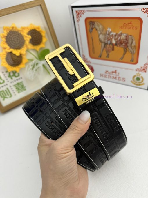 Hermes Hermès  Material: Leather Belt with 100% Head Layer. The leather belt is guaranteed t 2l90okrc - Image 2