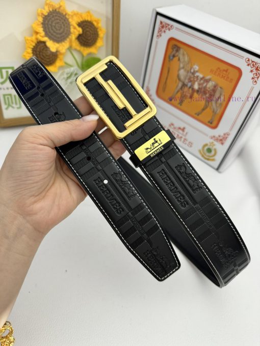 Hermes Hermès  Material: Leather Belt with 100% Head Layer. The leather belt is guaranteed t pvgt3f3d - Image 6