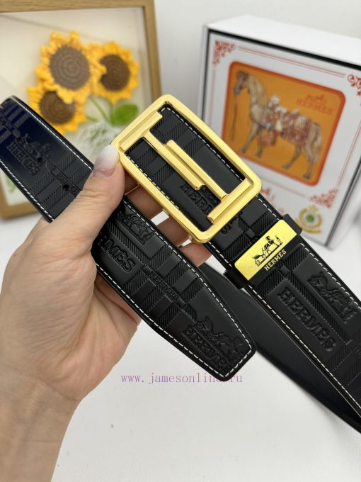 Hermes Hermès  Material: Leather Belt with 100% Head Layer. The leather belt is guaranteed t 2l90okrc - Image 4