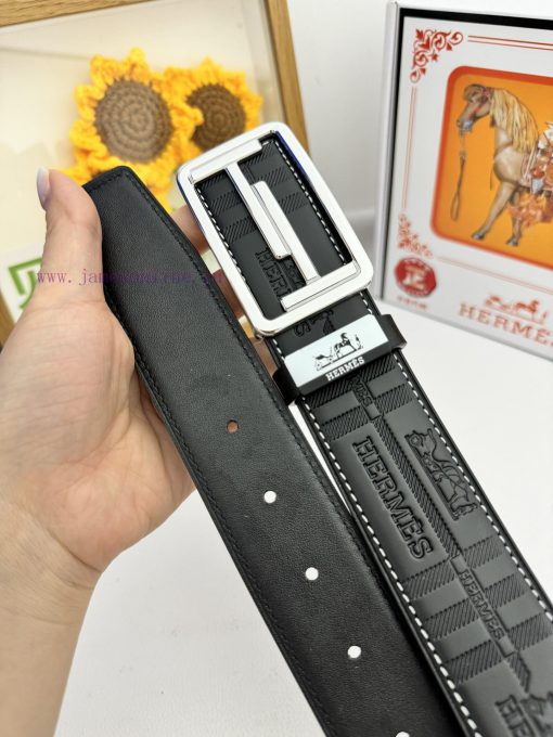 Hermes Hermès  Material: Leather Belt with 100% Head Layer. The leather belt is guaranteed t ttc1l0k1 - Image 9