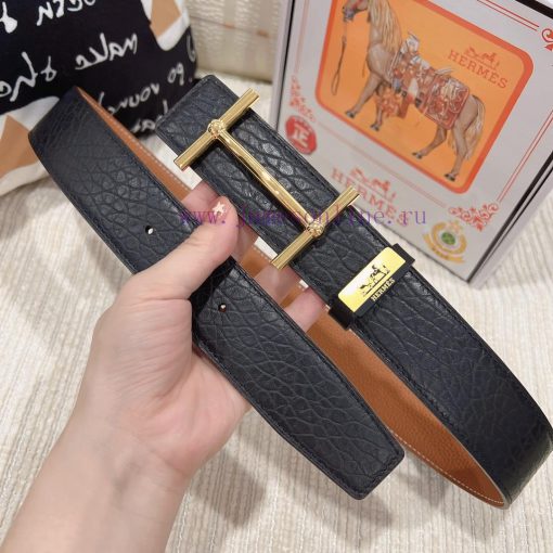 Hermes Hermès Material: Leather Belt with 100% Head Layer. The leather belt is guaranteed to ng1u5gun - Image 6