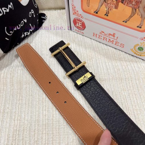 Hermes Hermès Material: Leather Belt with 100% Head Layer. The leather belt is guaranteed to ng1u5gun - Image 8