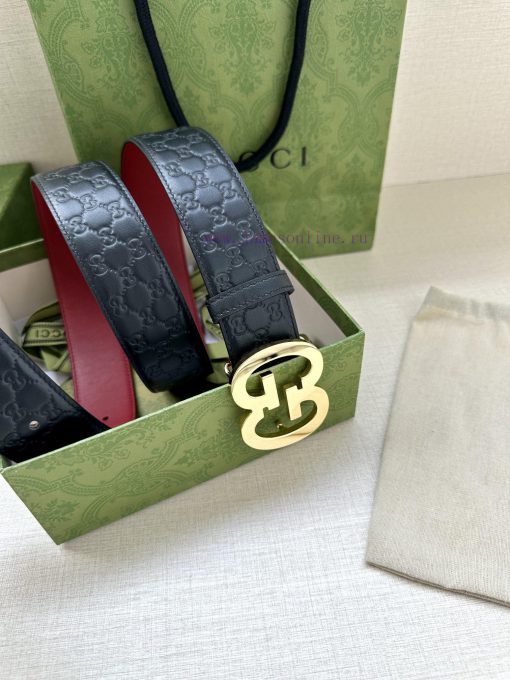 Width 4.0cm Gucci interlocking double G steel buckle, derived from modern style collection d 9j27ezoe - Image 6