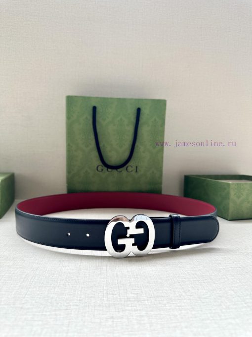 Width 4.0cm Gucci interlocking double G steel buckle, derived from modern style collection d vkmhnvgu